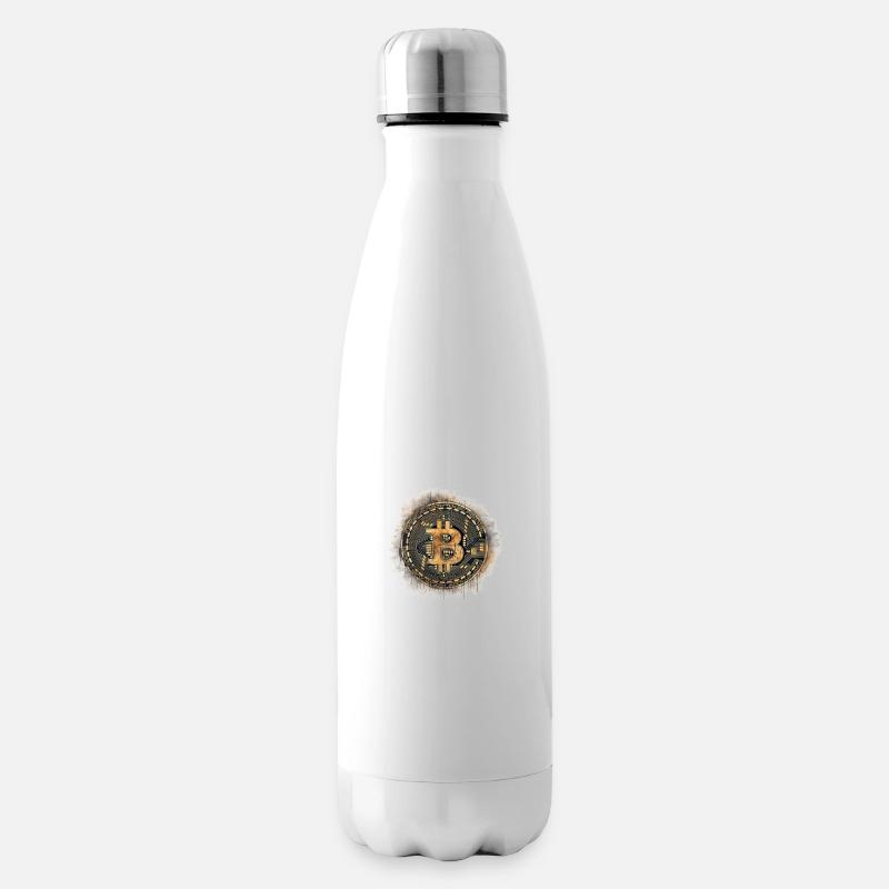 Bitcoin - Isolierflasche - Weiß