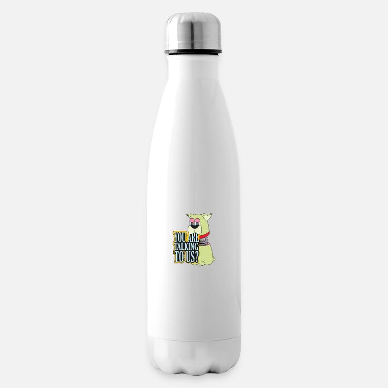 TALKING - Insulated Water Bottle - white