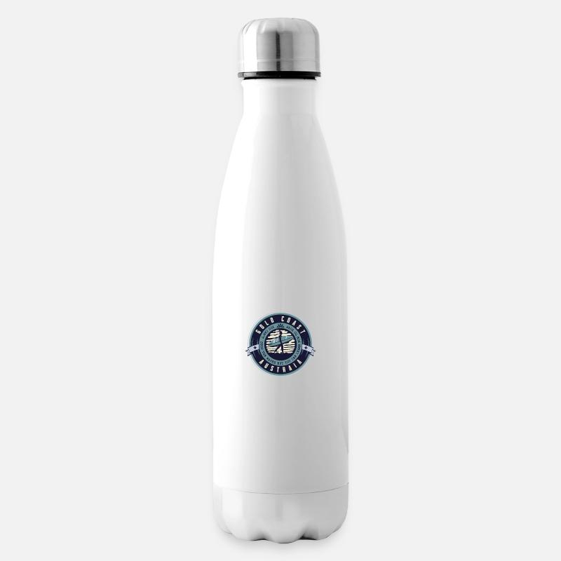 Gold Coast Australien Surfer - Isolierflasche - Weiß