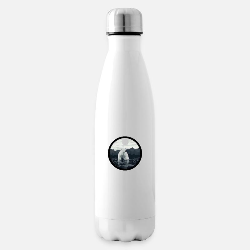 Eisbär - Isolierflasche - Weiß