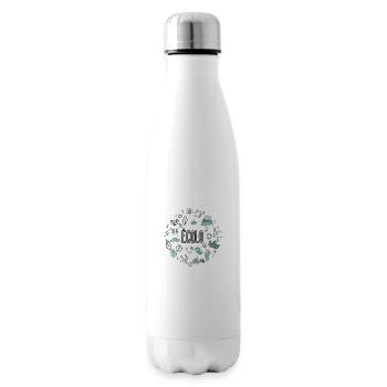 écolo - Bouteille isotherme - blanc - Droite