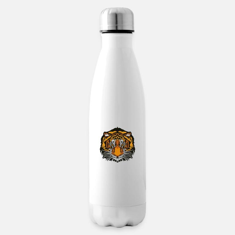 Wildtiere - Isolierflasche - Weiß
