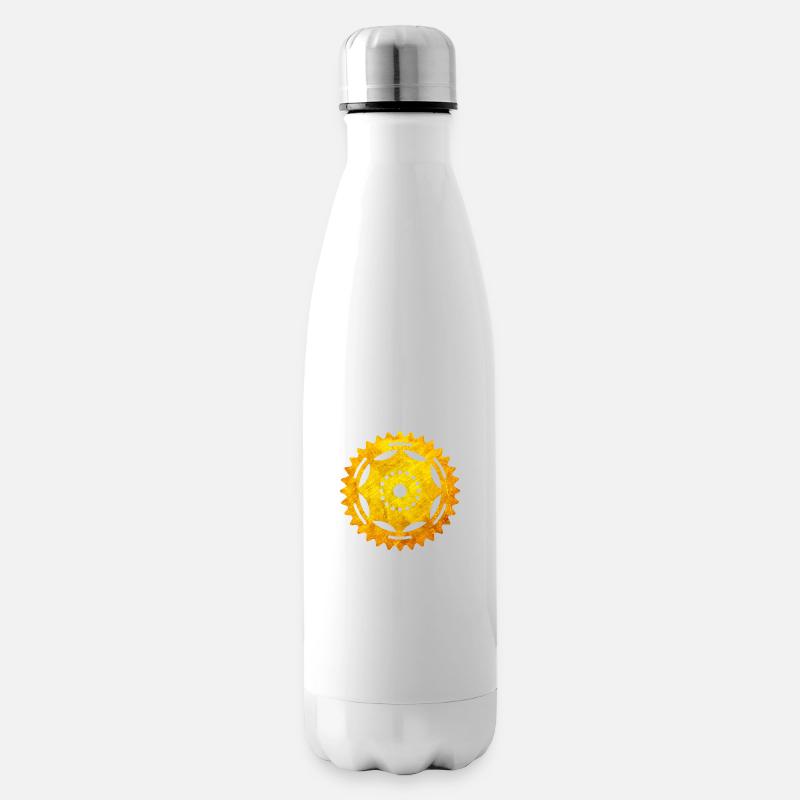 Fahrrad - Isolierflasche - Weiß