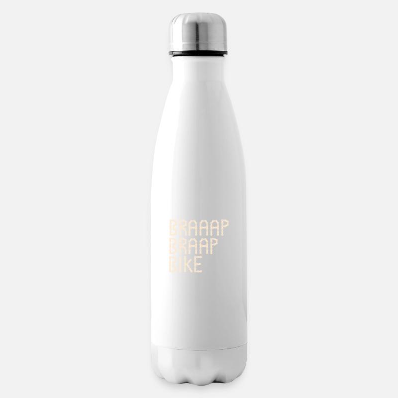 Fahrrad - Isolierflasche - Weiß