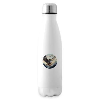 Eagle Owl - Insulated Water Bottle - white - Right
