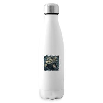 gift awesome earth planet climate animal park - Isolierflasche - Weiß - Rechts