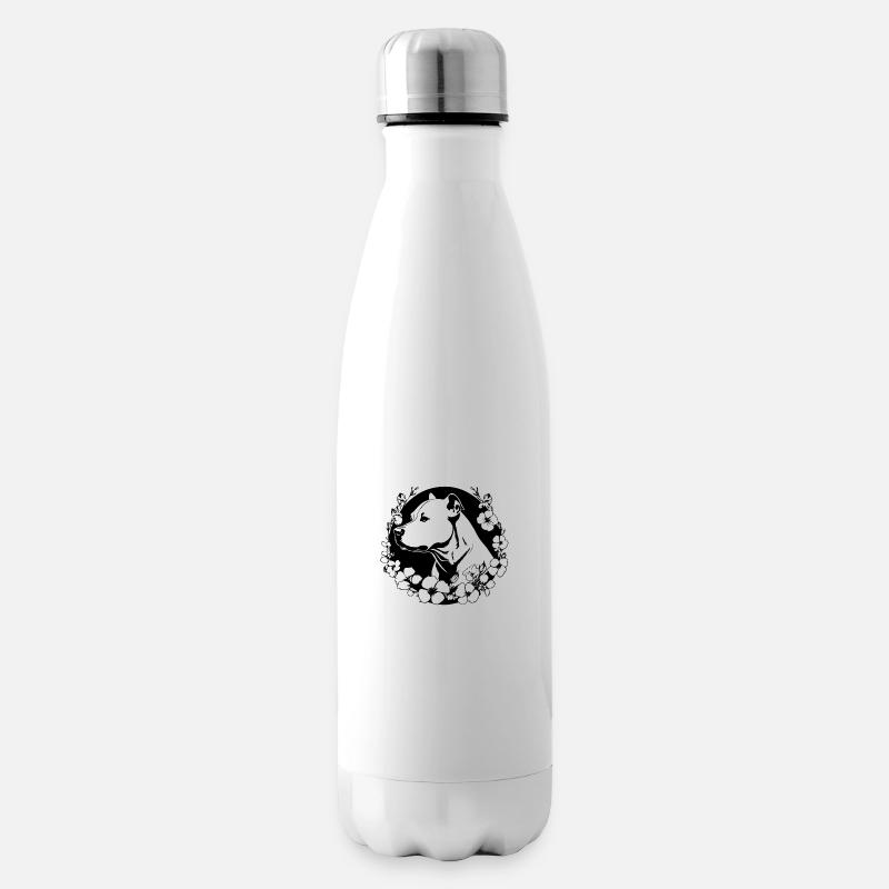 Pitbull - Isolierflasche - Weiß