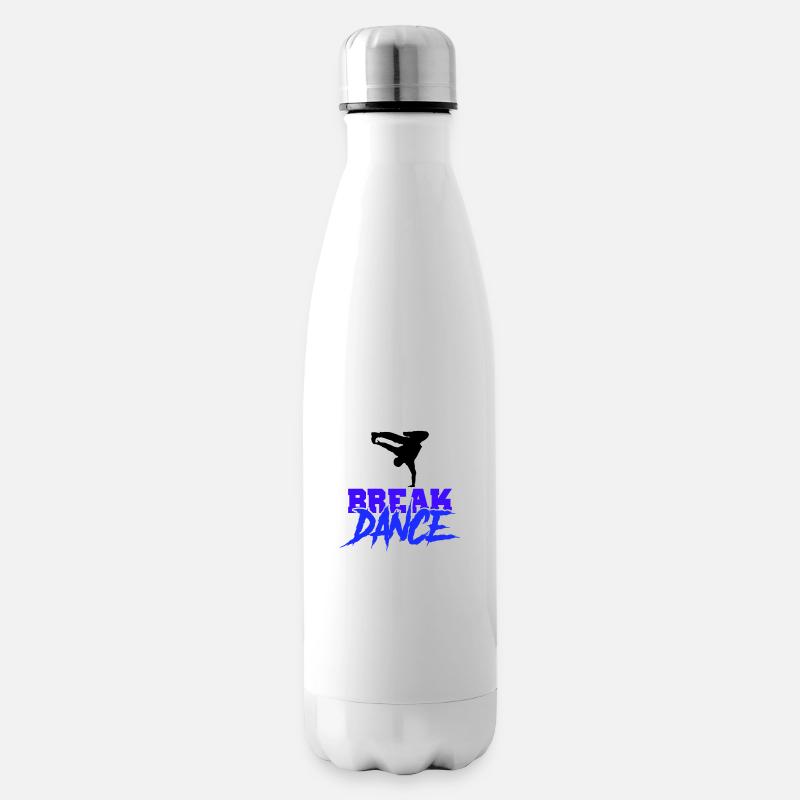 Break Dance - Bouteille isotherme - blanc