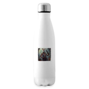 easter 2022 easter for men funny lapin bear brown - Isolierflasche - Weiß - Rechts
