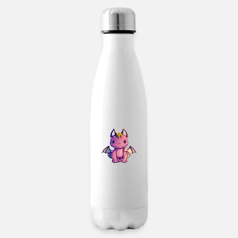Mignon Bébé Dragon - Bouteille isotherme - blanc