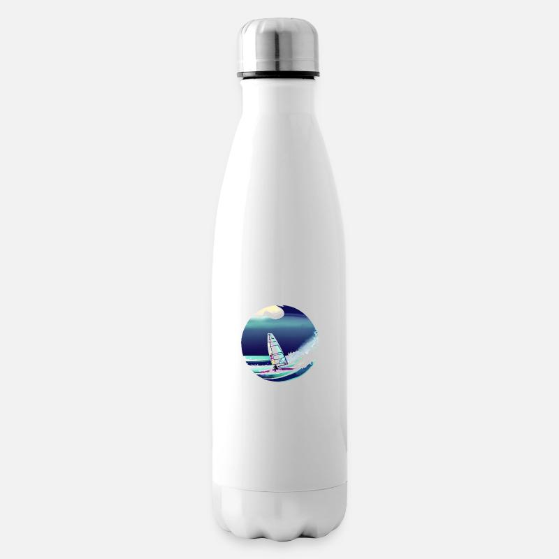 Windsurfing Kitesurfer Windsurfer Kitesurfing - Isolierflasche - Weiß