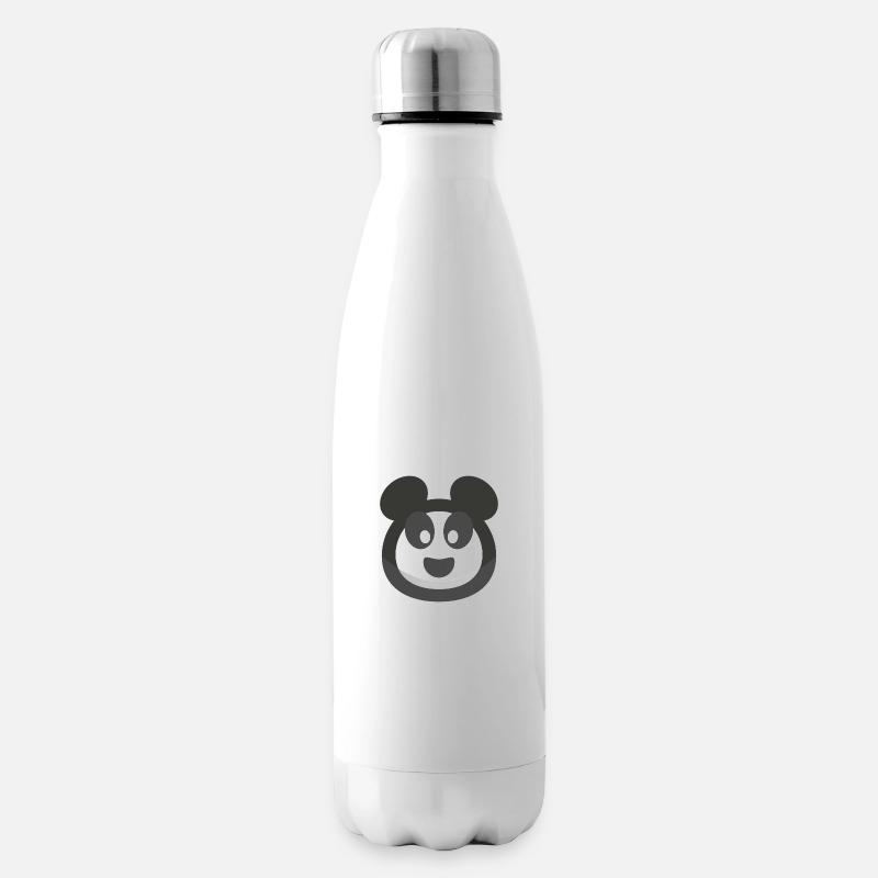 Panda (Bubble) - Isolierflasche - Weiß