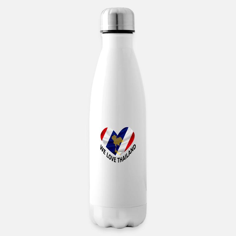 We love Thailand - Isolierflasche - Weiß