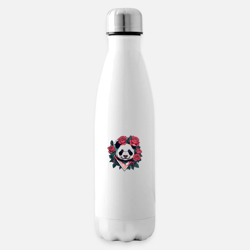 Panda - Isolierflasche - Weiß