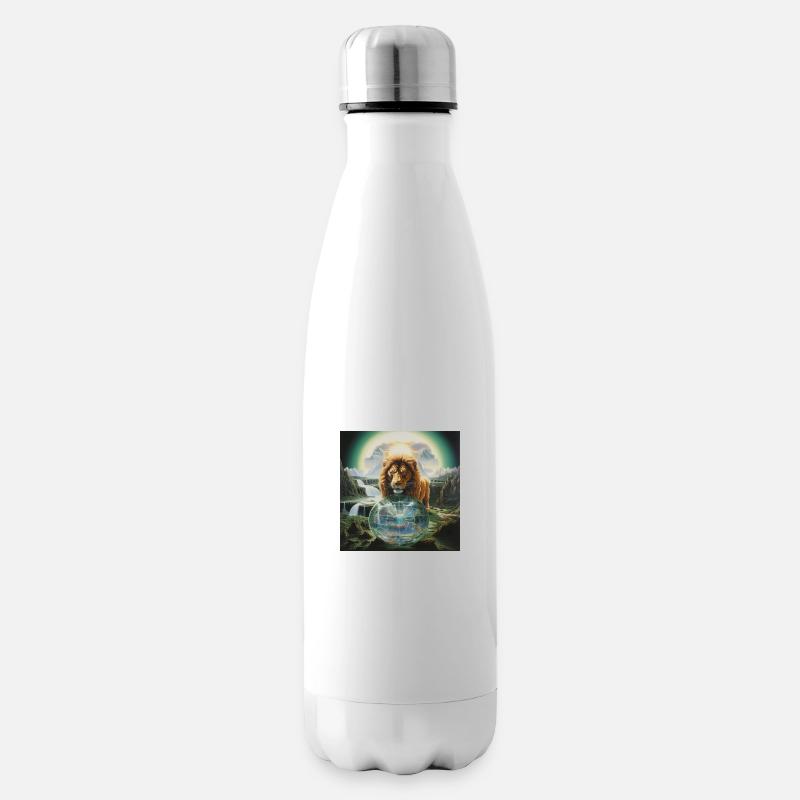 Lion Divination - Bouteille isotherme - blanc