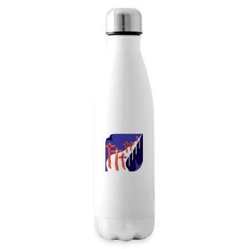 The flowers. A path of love and transience - Insulated Water Bottle - white - Right