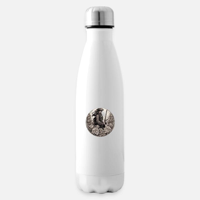 Pirat - Isolierflasche - Weiß