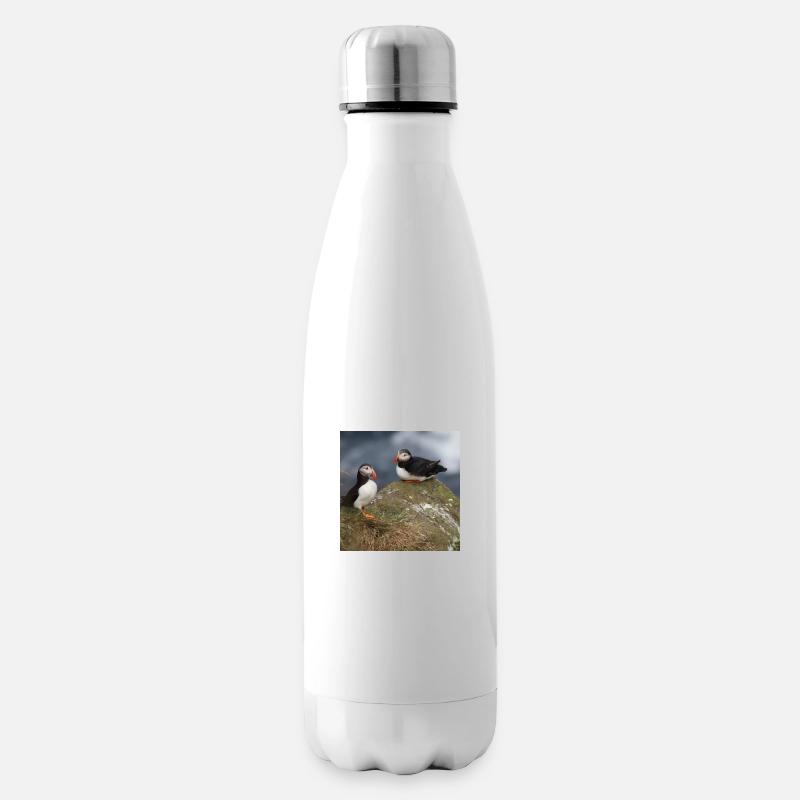 Macareux - Bouteille isotherme - blanc