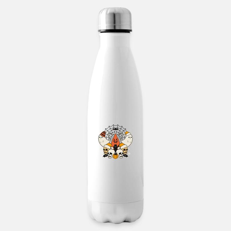 Spooky Halloween - Isolierflasche - Weiß