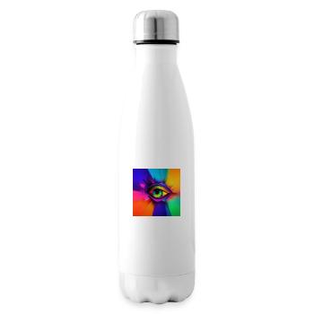 Résumé oculaire - Bouteille isotherme - blanc - Droite