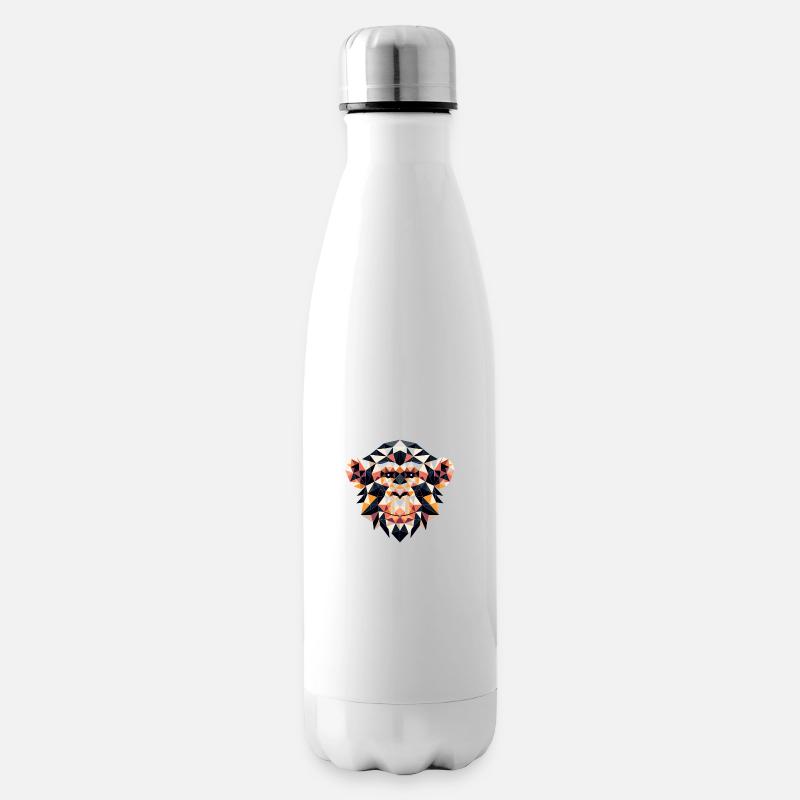Schimpanse // chimpanzee - Isolierflasche - Weiß