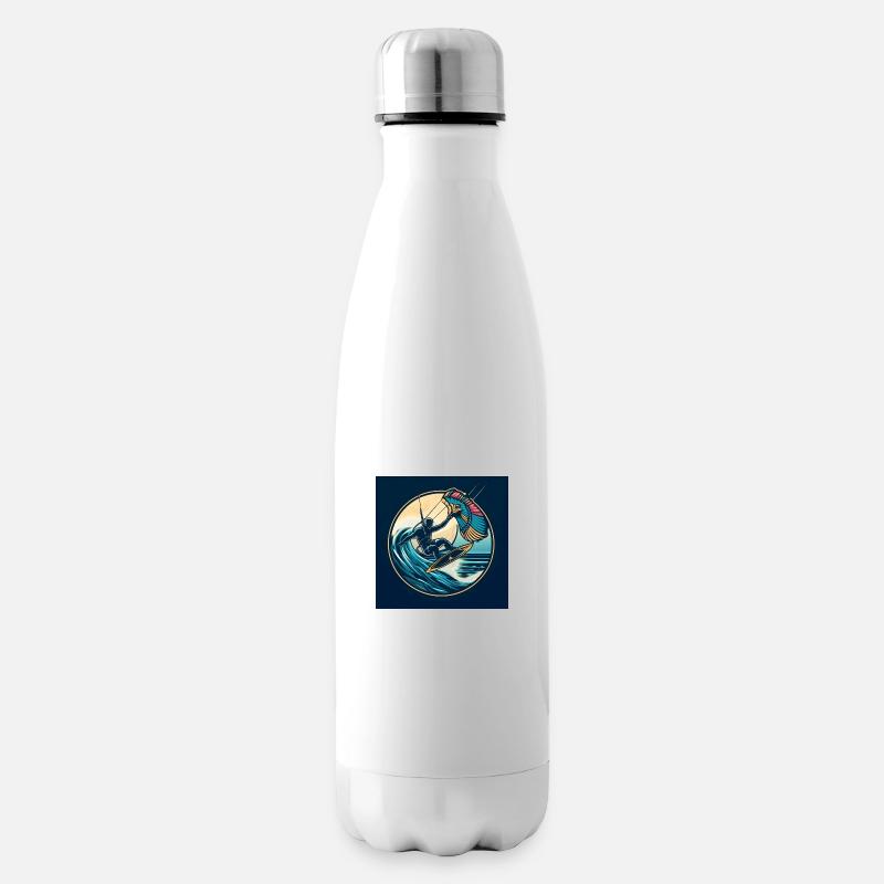 Kitesurfen - Isolierflasche - Weiß