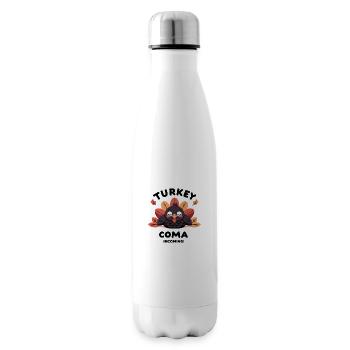 Coma de dinde à venir ! - Bouteille isotherme - blanc - Droite