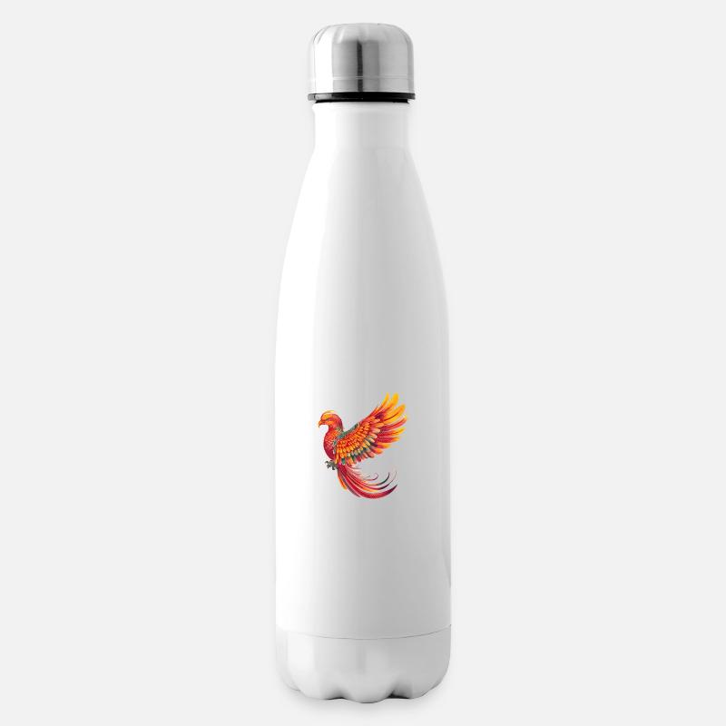 Paradiesvogel - Isolierflasche - Weiß