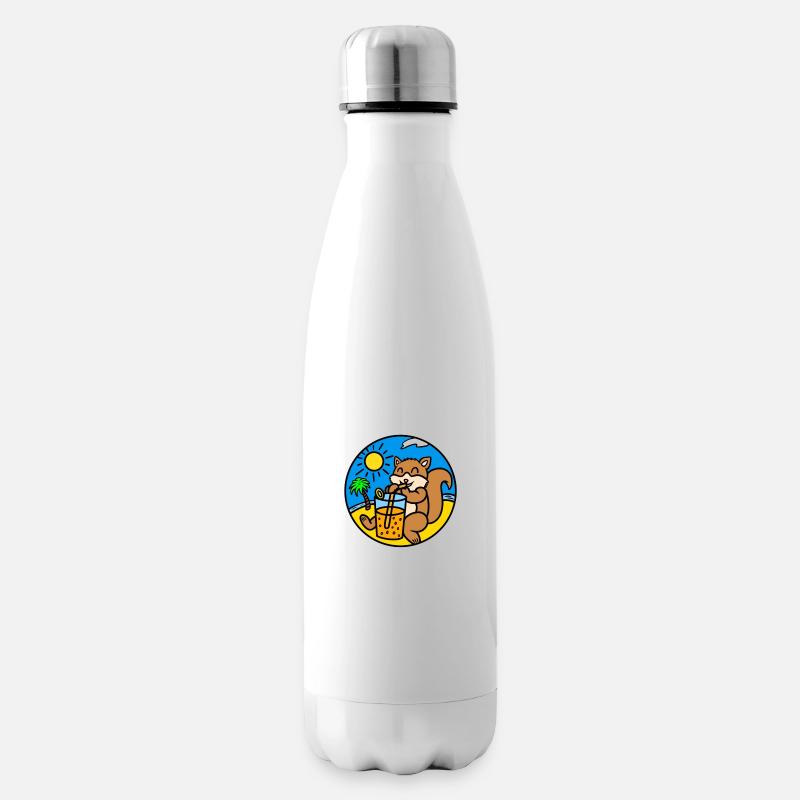Jus de boisson d’écureuil - Bouteille isotherme - blanc