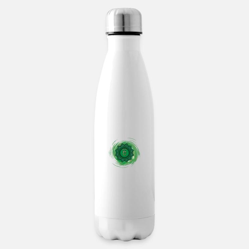 Quatrième chakra d’Anahata - Bouteille isotherme - blanc