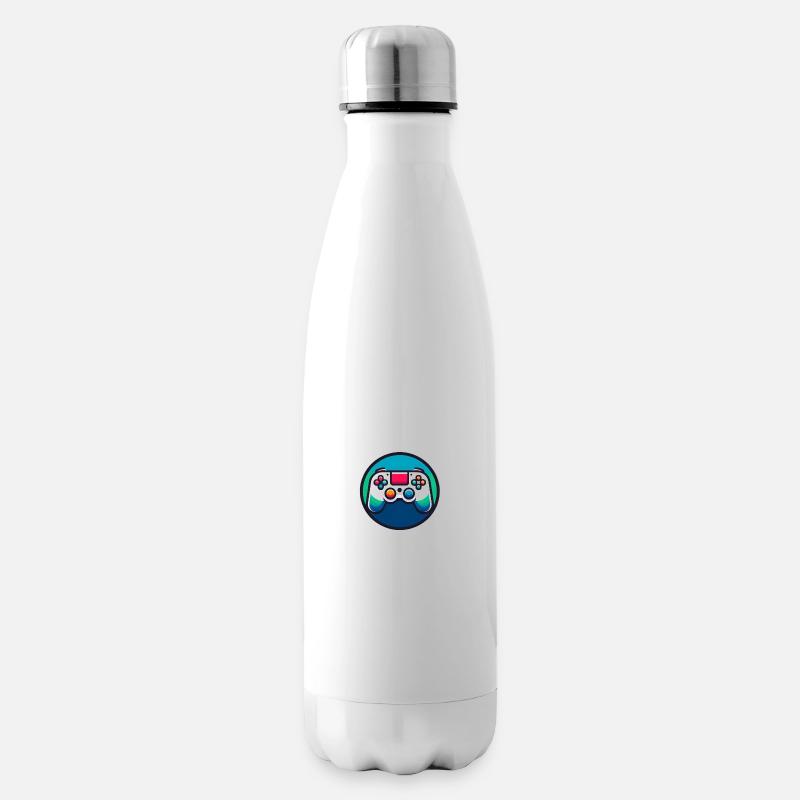 Game Controller - Insulated Water Bottle - white
