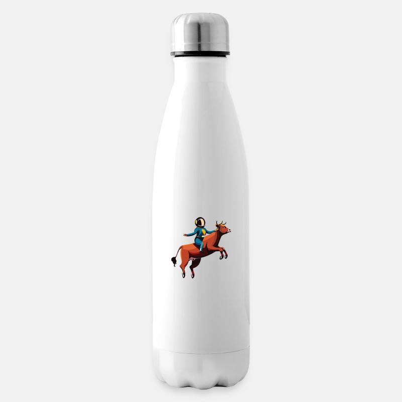 Chevauchée d’Austronaute - Bouteille isotherme - blanc
