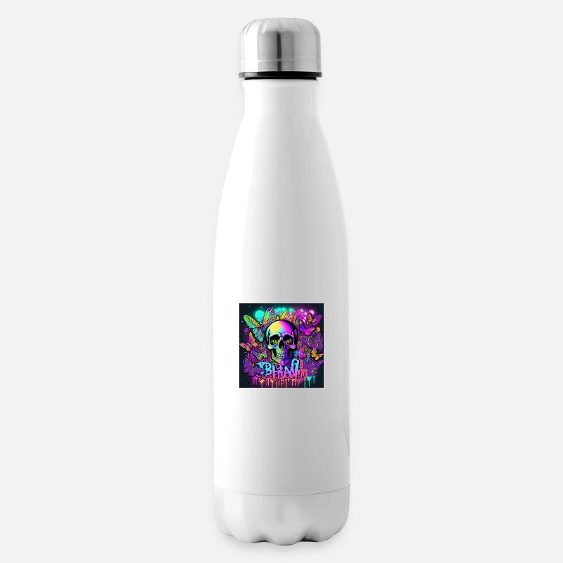 Crâne - Bouteille isotherme - blanc