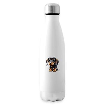 Dachshund Hund Dackelwelpe Hundehalter Hunde - Isolierflasche - Weiß - Rechts