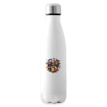 Drums Schlagzeug - Isolierflasche - Weiß - Rechts