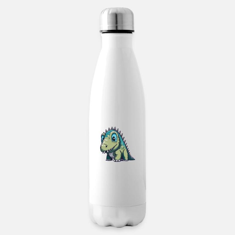 Dino amical - Bouteille isotherme - blanc