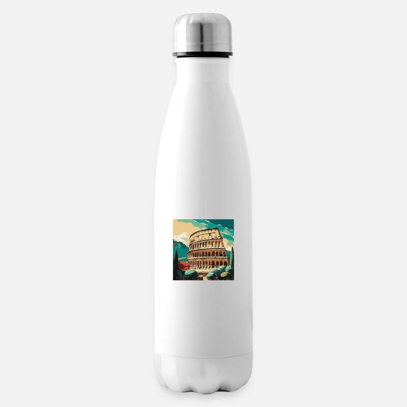 Colisée de Rome - Bouteille isotherme - blanc