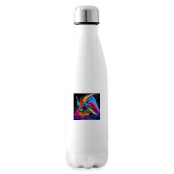 On the waves of music - Insulated Water Bottle - white - Right