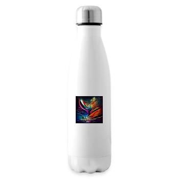 Sound to image - Insulated Water Bottle - white - Right