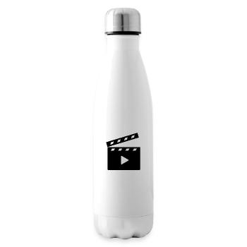 Cinéma - Bouteille isotherme - blanc - Droite