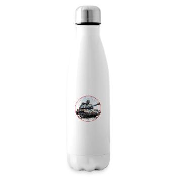 Mieux vaut s’installer que d’abattre - Bouteille isotherme - blanc - Droite