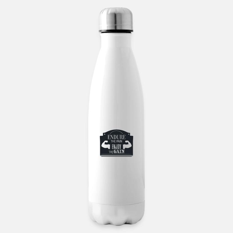 gym lover - Isolierflasche - Weiß