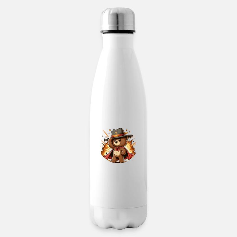 Teddy bear - Insulated Water Bottle - white