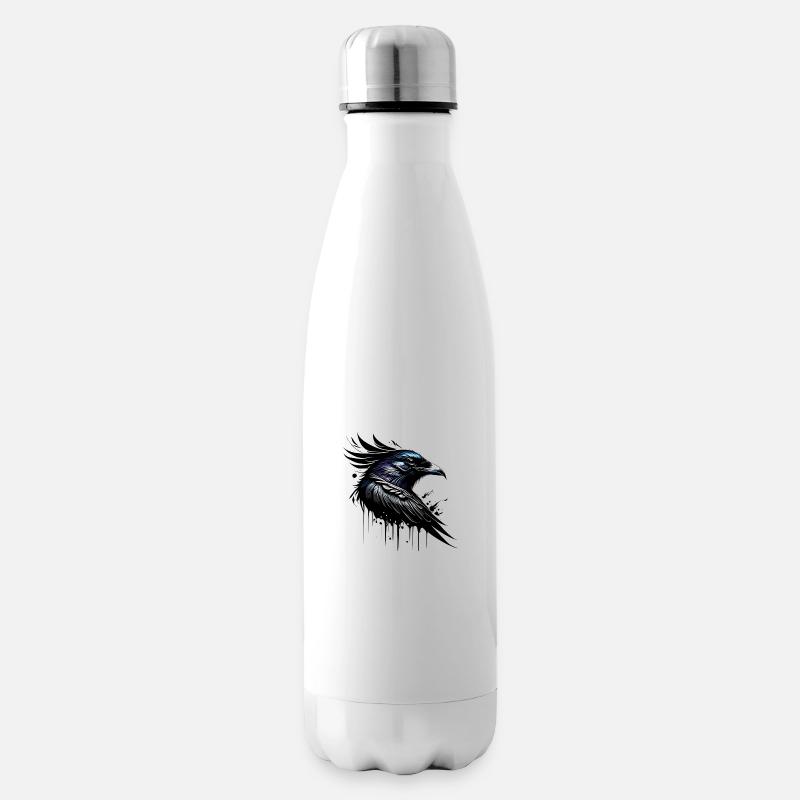 Corbeau - Bouteille isotherme - blanc