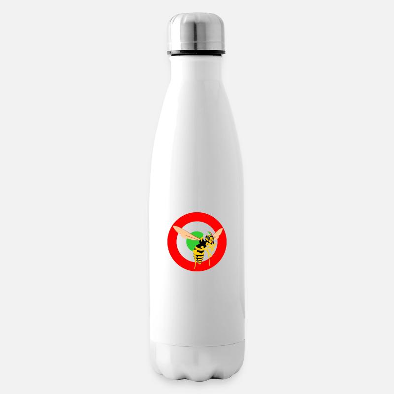 Trottinette Wasp Mod Target Rouge Italienne - Bouteille isotherme - blanc