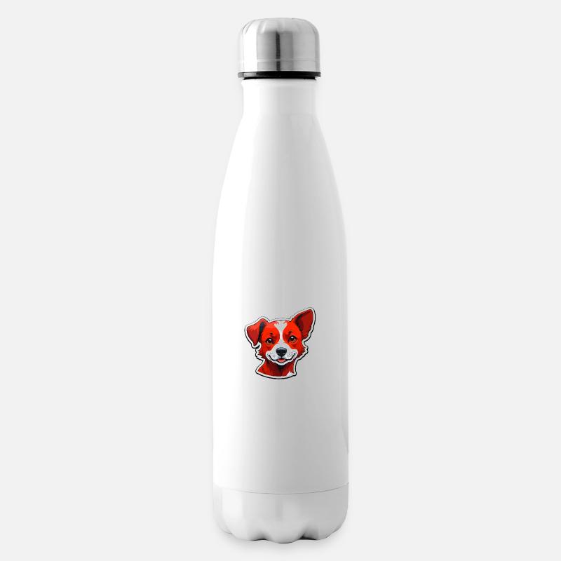 Happy dog - Insulated Water Bottle - white