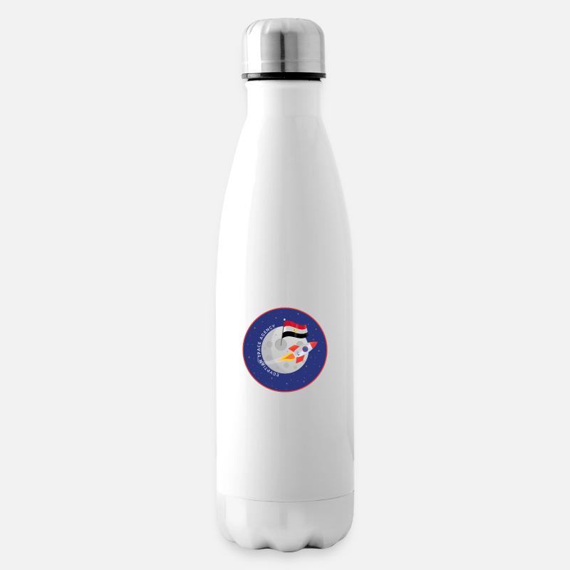 Agence spatiale égyptienne - Bouteille isotherme - blanc