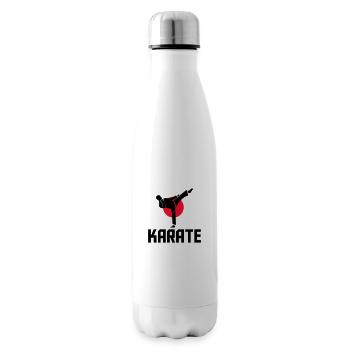 karaté - Bouteille isotherme - blanc - Droite