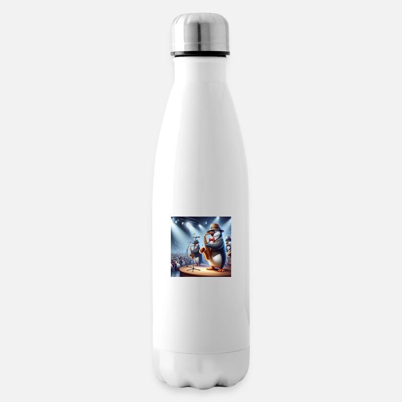 Mr Pingu - Isolierflasche - Weiß