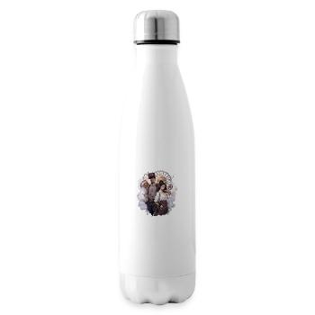 Steampunk-Couple - Isolierflasche - Weiß - Rechts